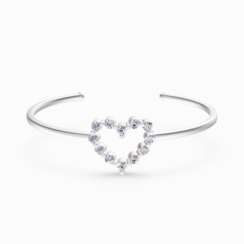 heart cuff bracelet