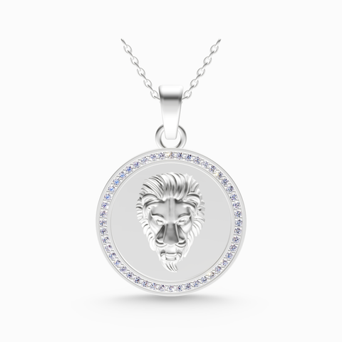 lion crest pendant