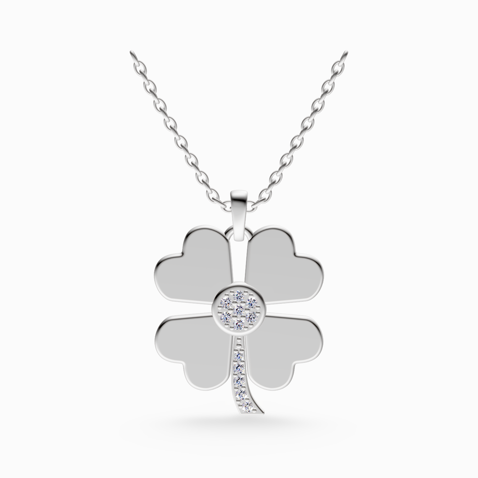 four-leaf clover pendant