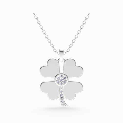 four-leaf clover pendant