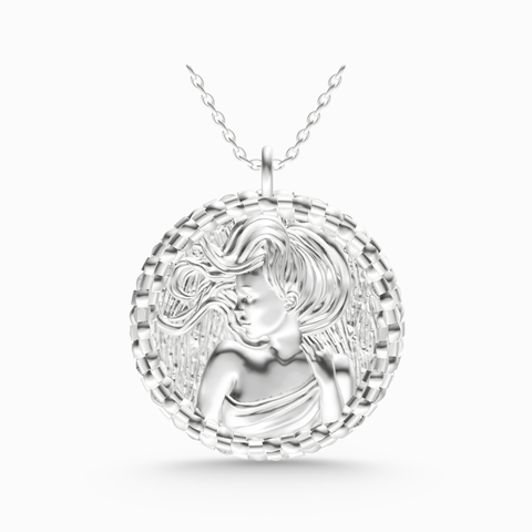 virgo zodiac pendant