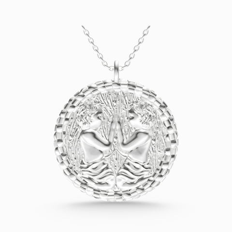 gemini zodiac pendant