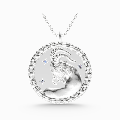 capricorn zodiac pendant