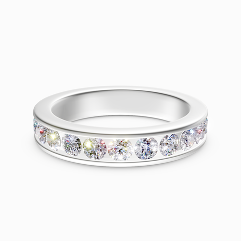 channel set eternity ring