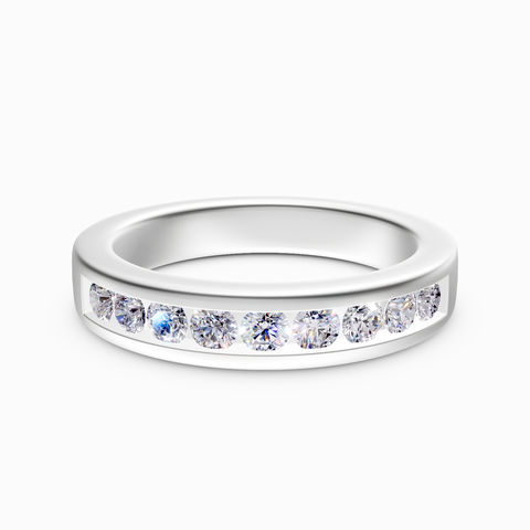 channel set eternity ring