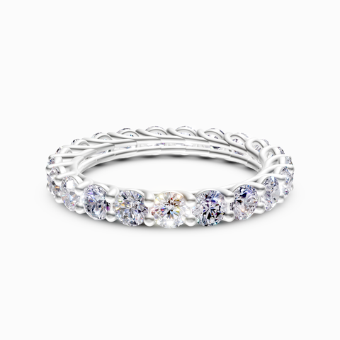 braided eternity ring