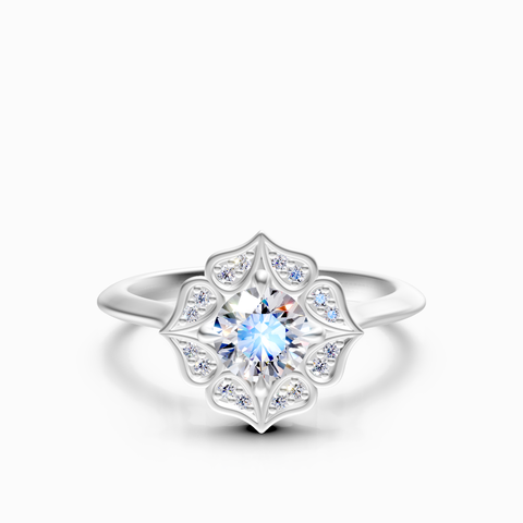 blossom halo ring