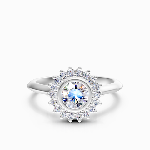 halo engagement ring