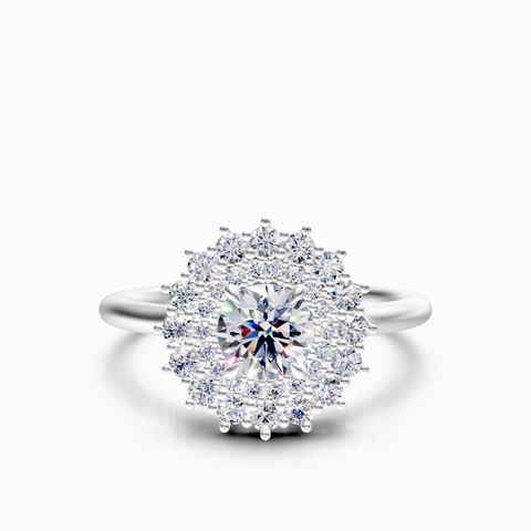 halo engagement ring