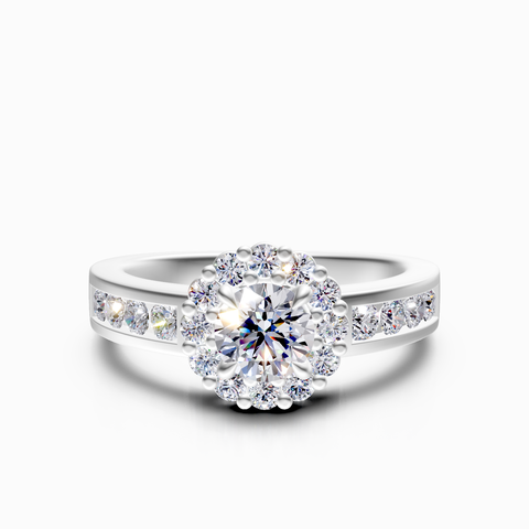 halo engagement ring