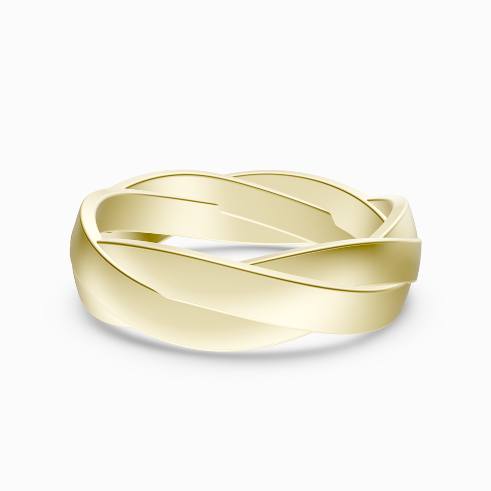 braided wedding ring