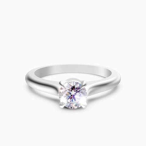 four-prong engagement ring