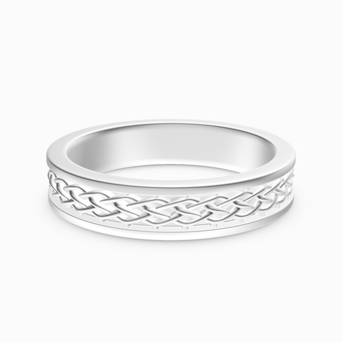 men's celtic braid ring