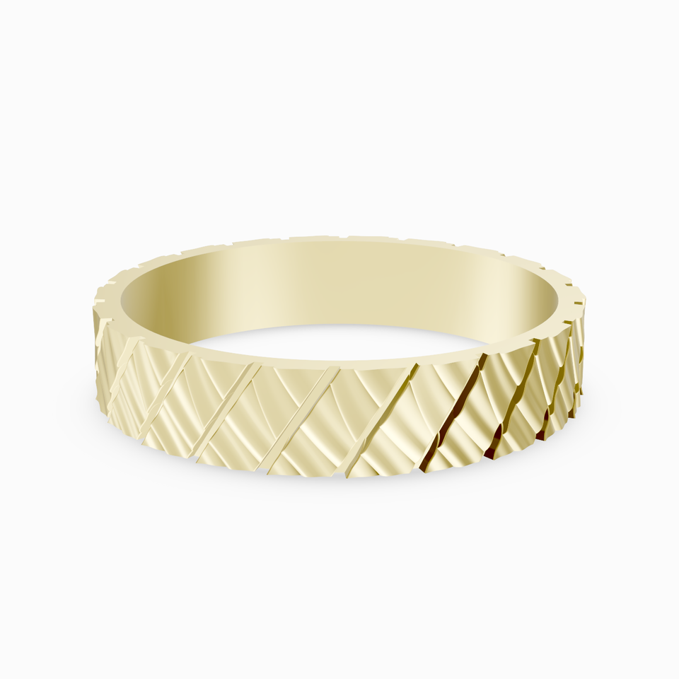 braided wedding ring for men