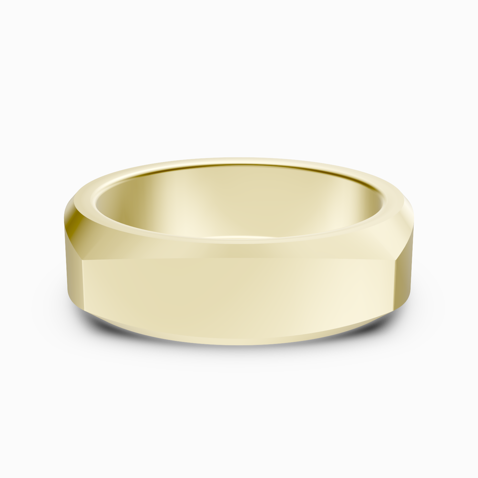 faceted ring