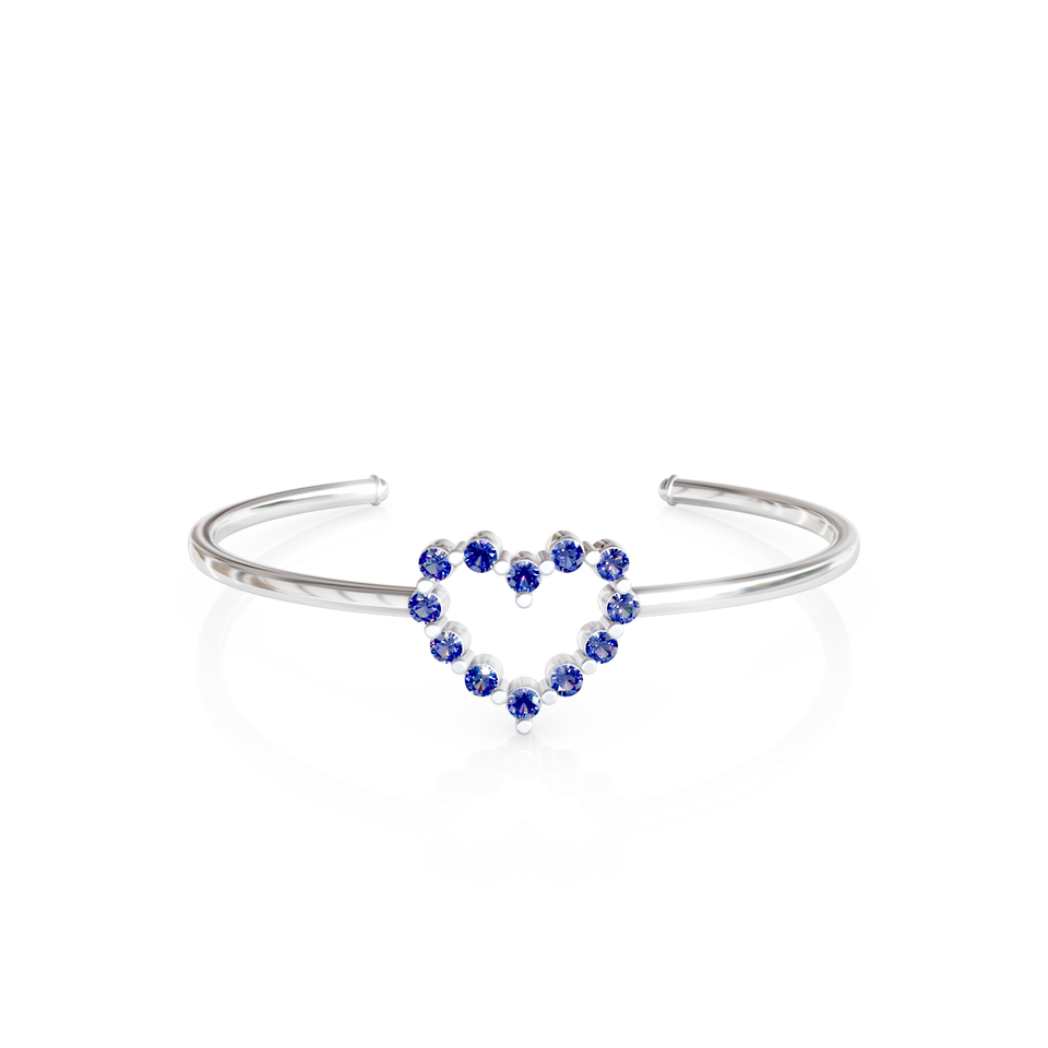 heart cuff bracelet
