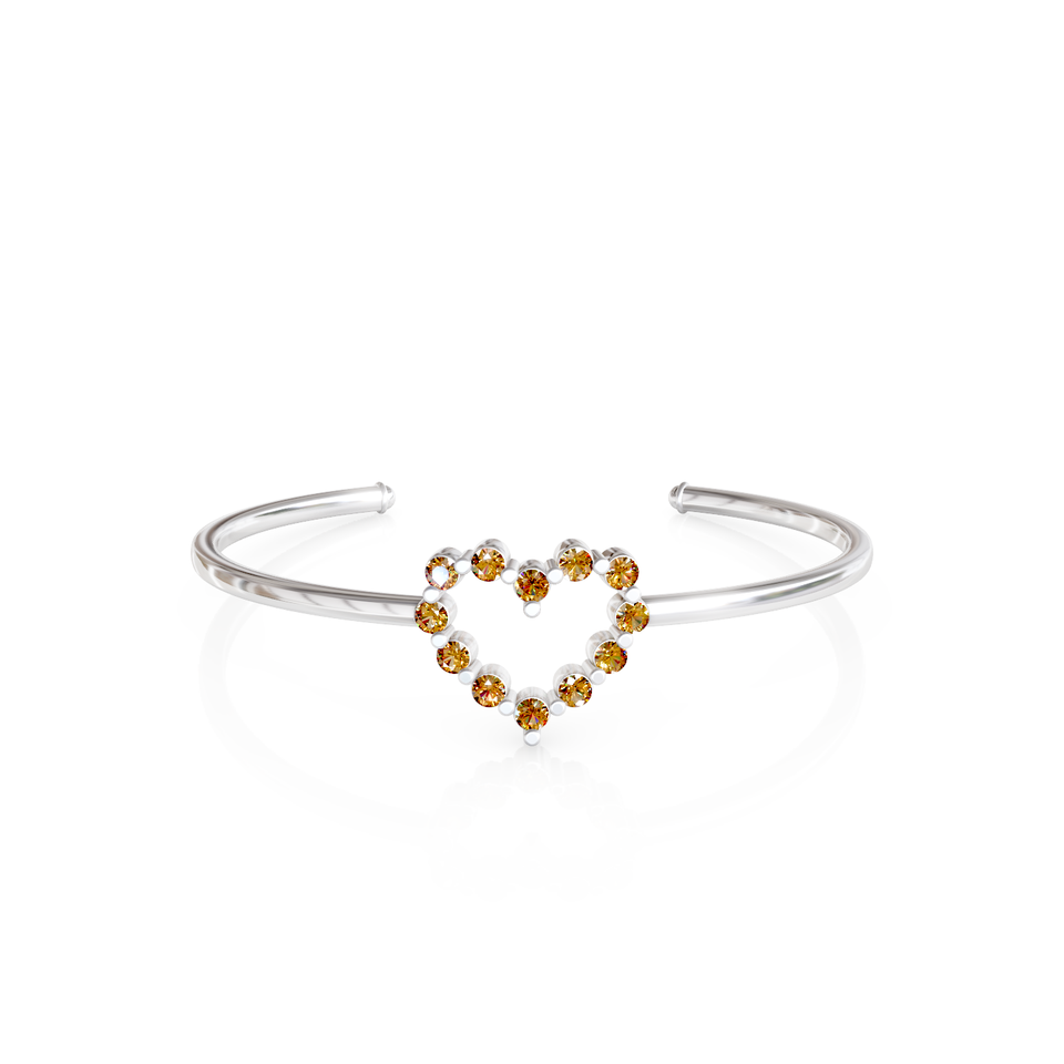 heart cuff bracelet