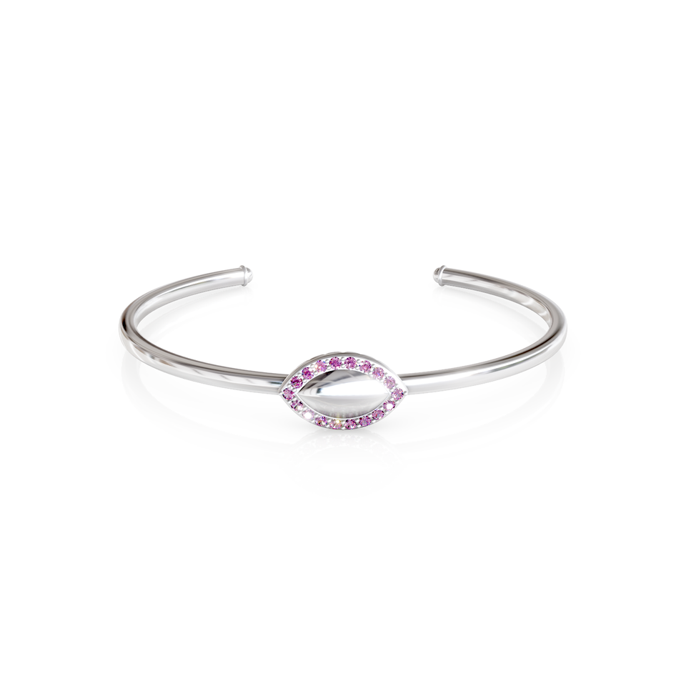 marquise-shaped cuff bracelet