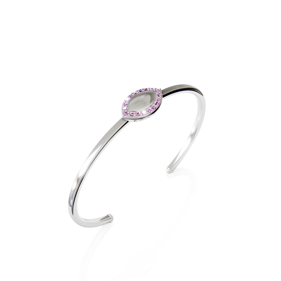 marquise-shaped cuff bracelet