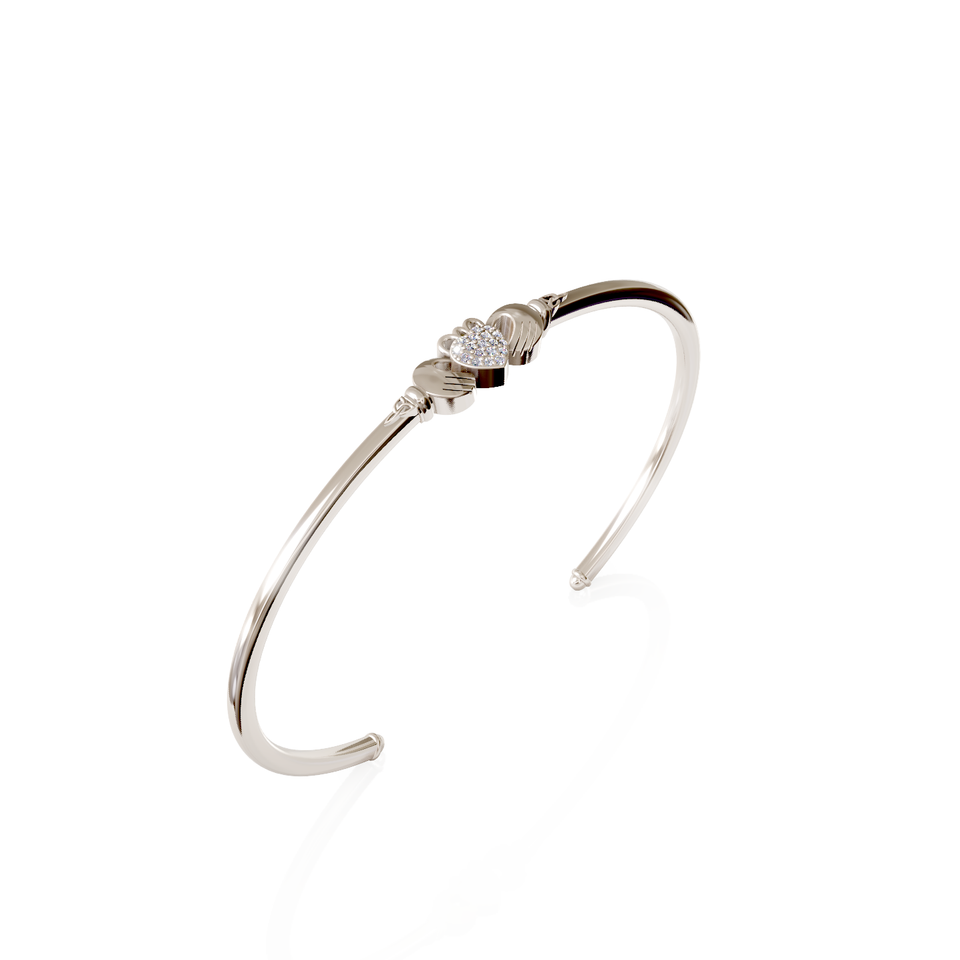 claddagh cuff bracelet