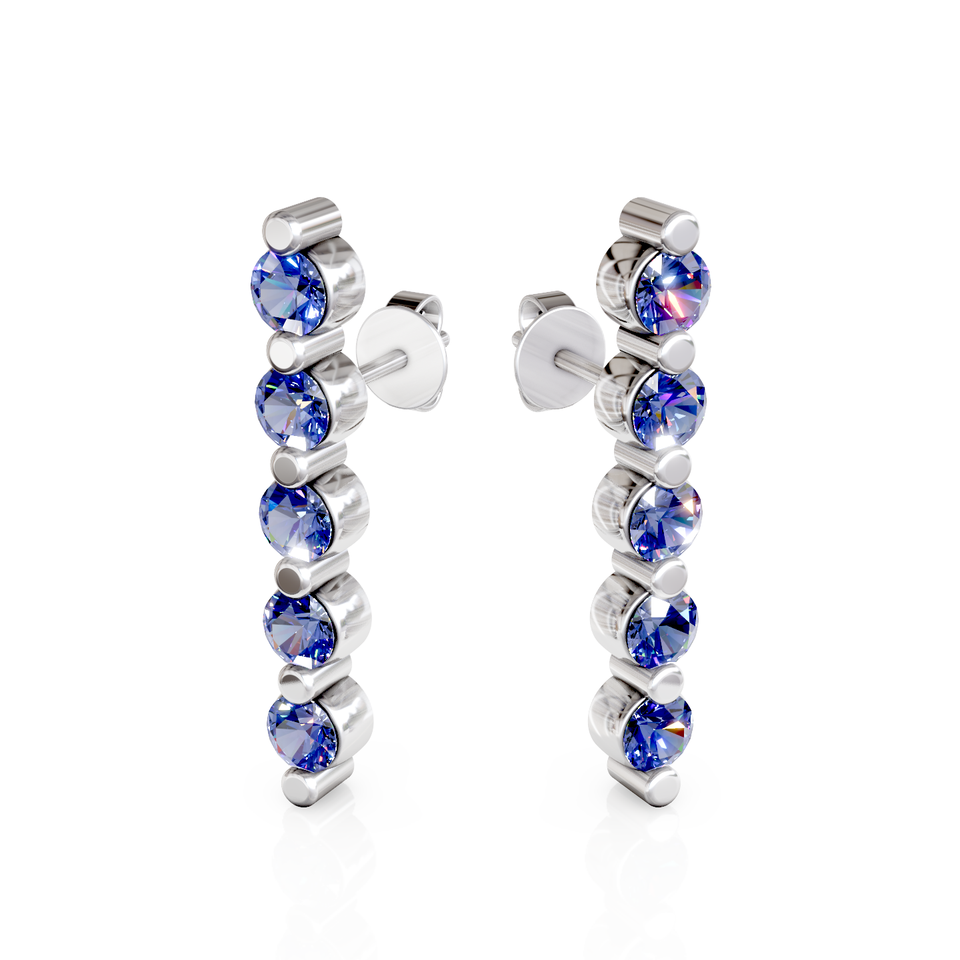 bar stud earrings