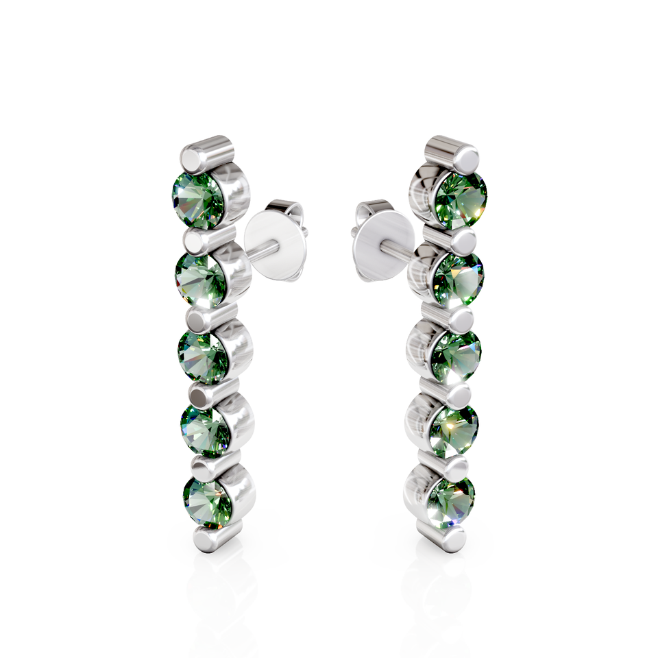 bar stud earrings