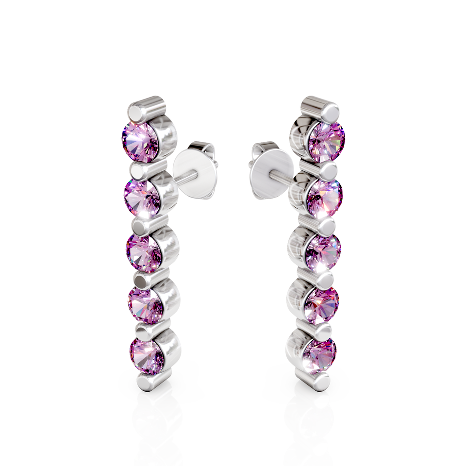 bar stud earrings