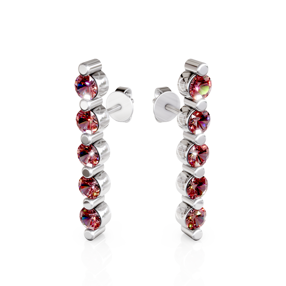 bar stud earrings
