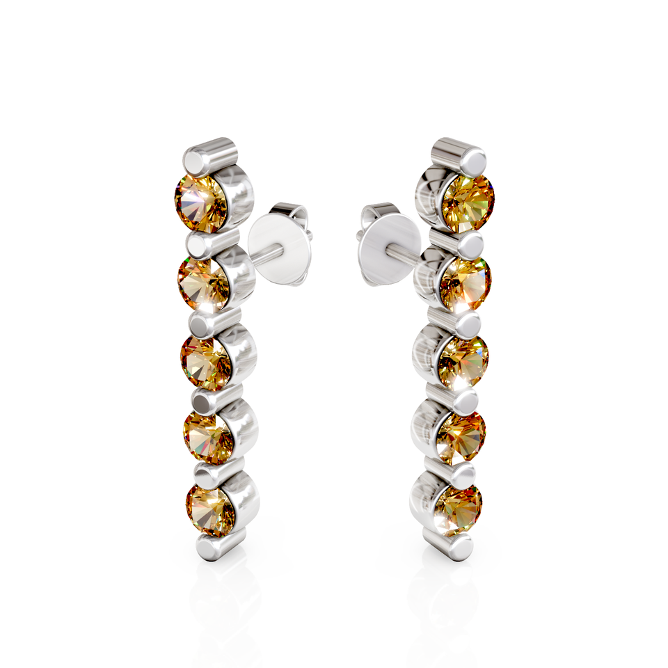 bar stud earrings