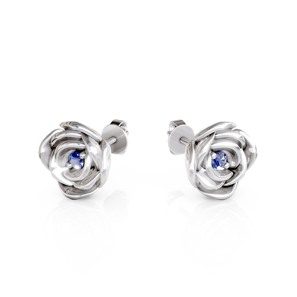 rose stud earrings