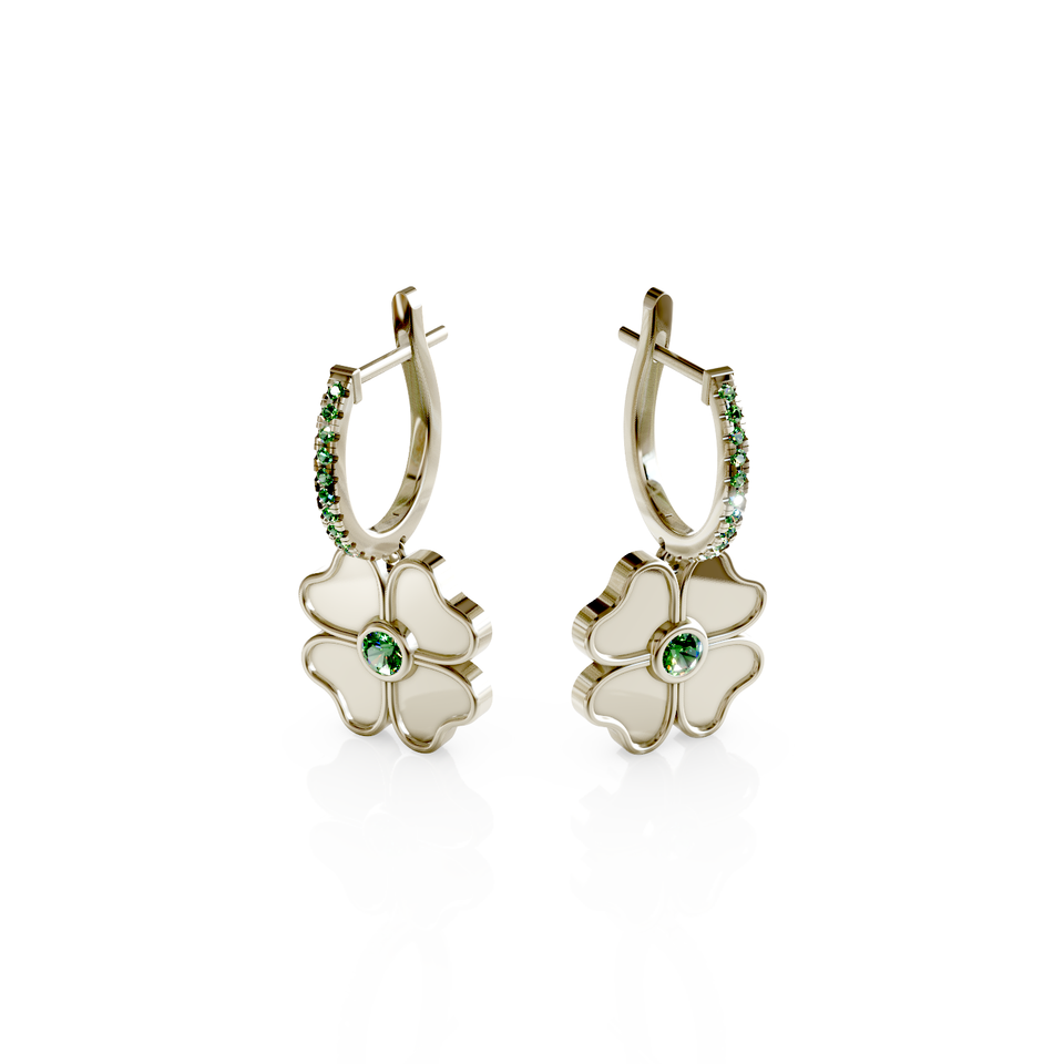 clover earrings