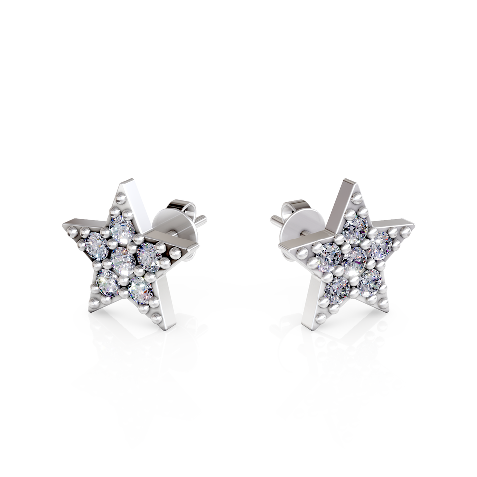 star earrings