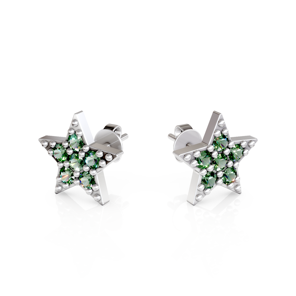 star earrings