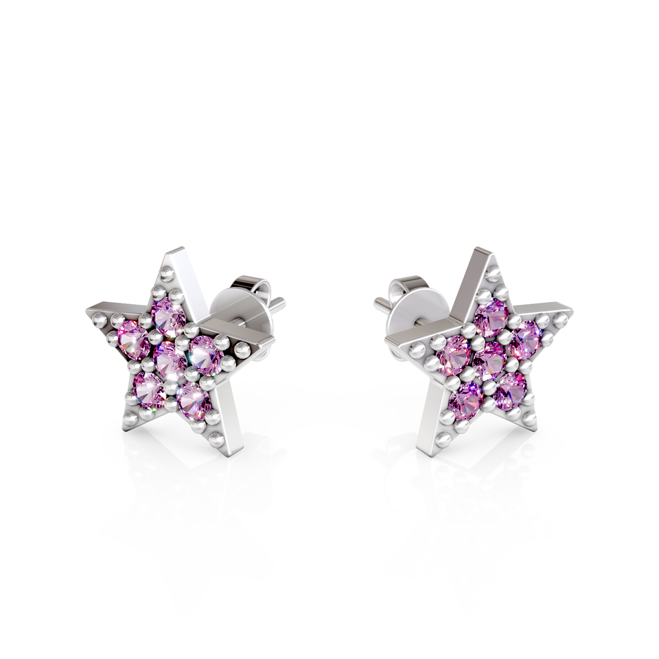 star earrings