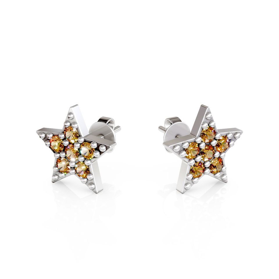 star earrings