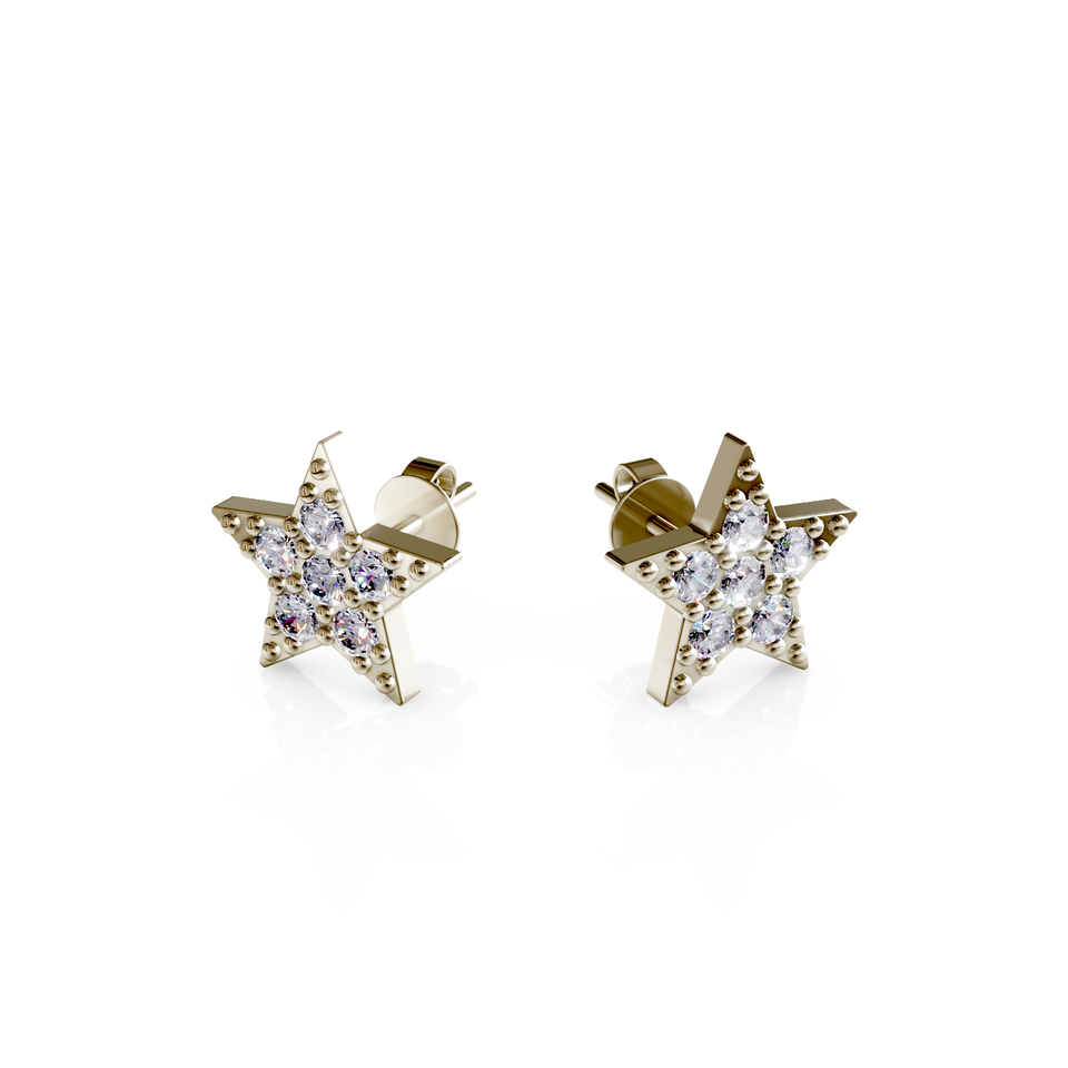star earrings