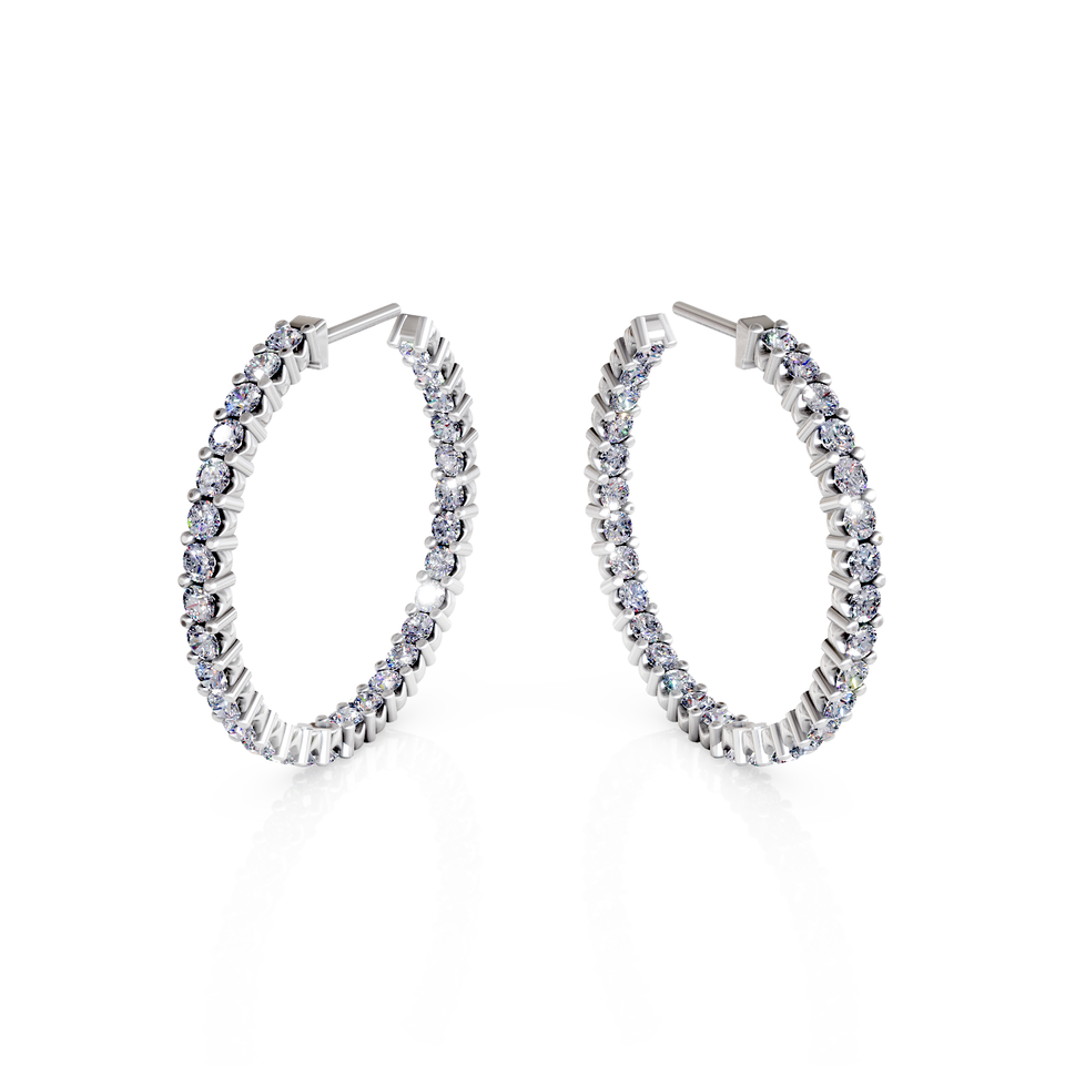 inside-out hoop earrings