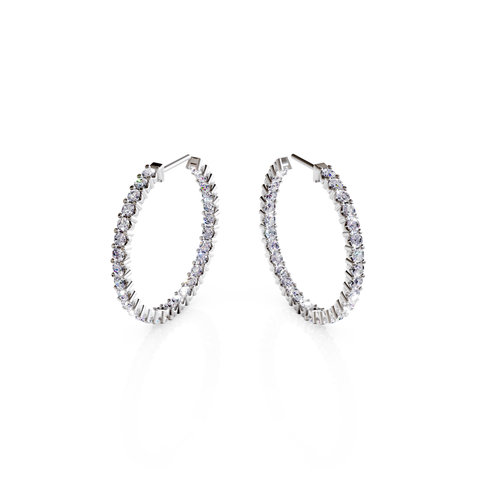 inside-out hoop earrings