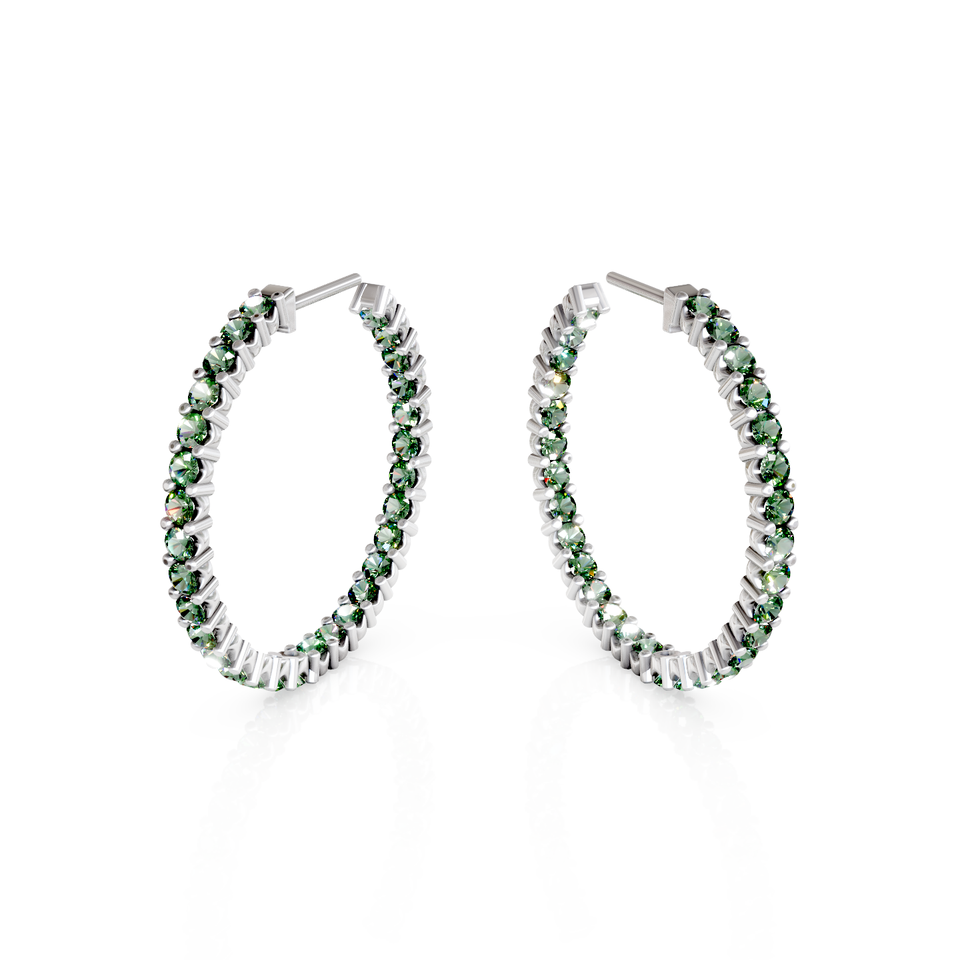 inside-out hoop earrings