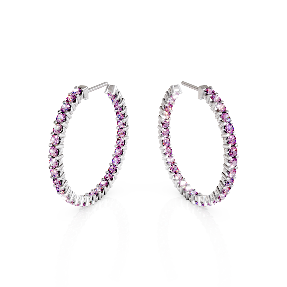inside-out hoop earrings