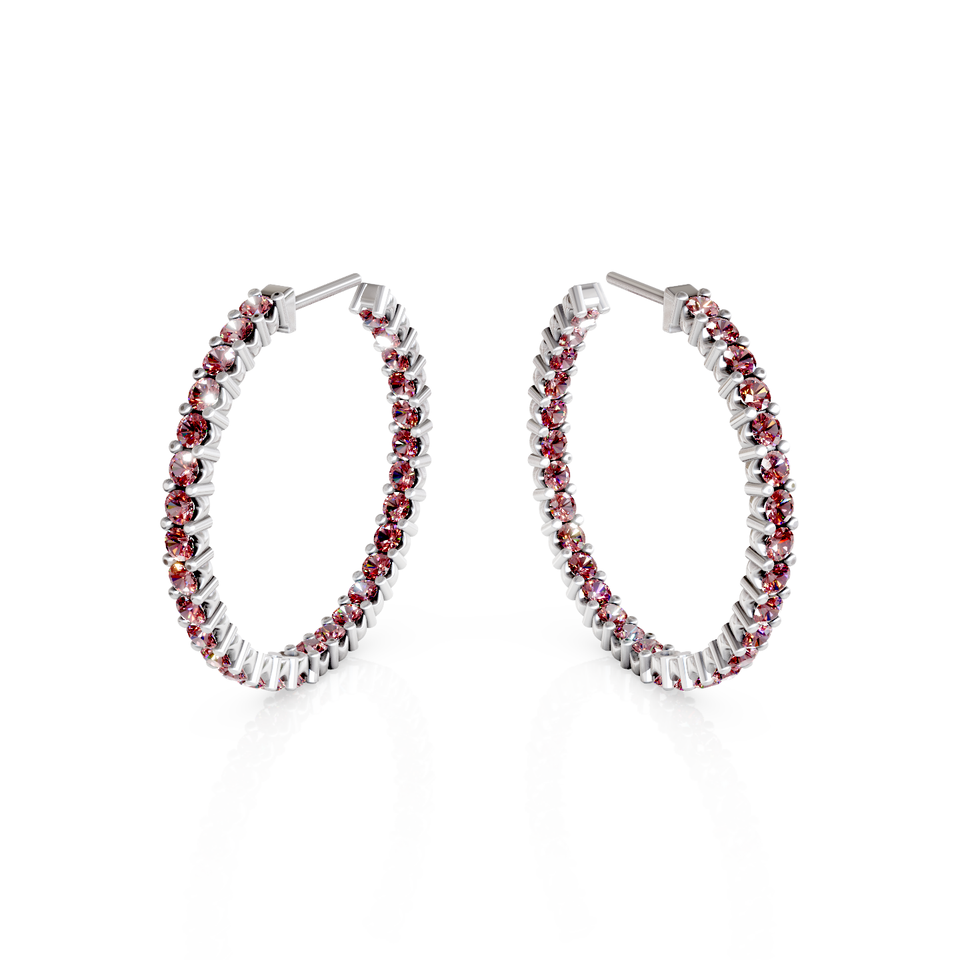 inside-out hoop earrings