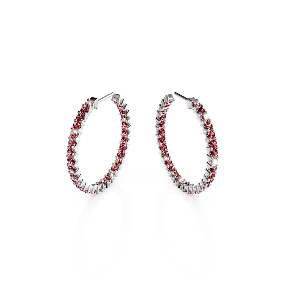 inside-out hoop earrings