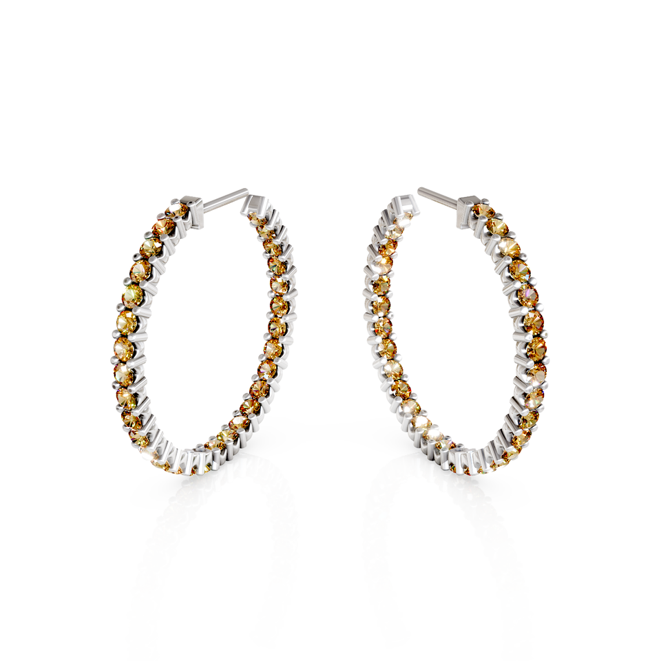 inside-out hoop earrings