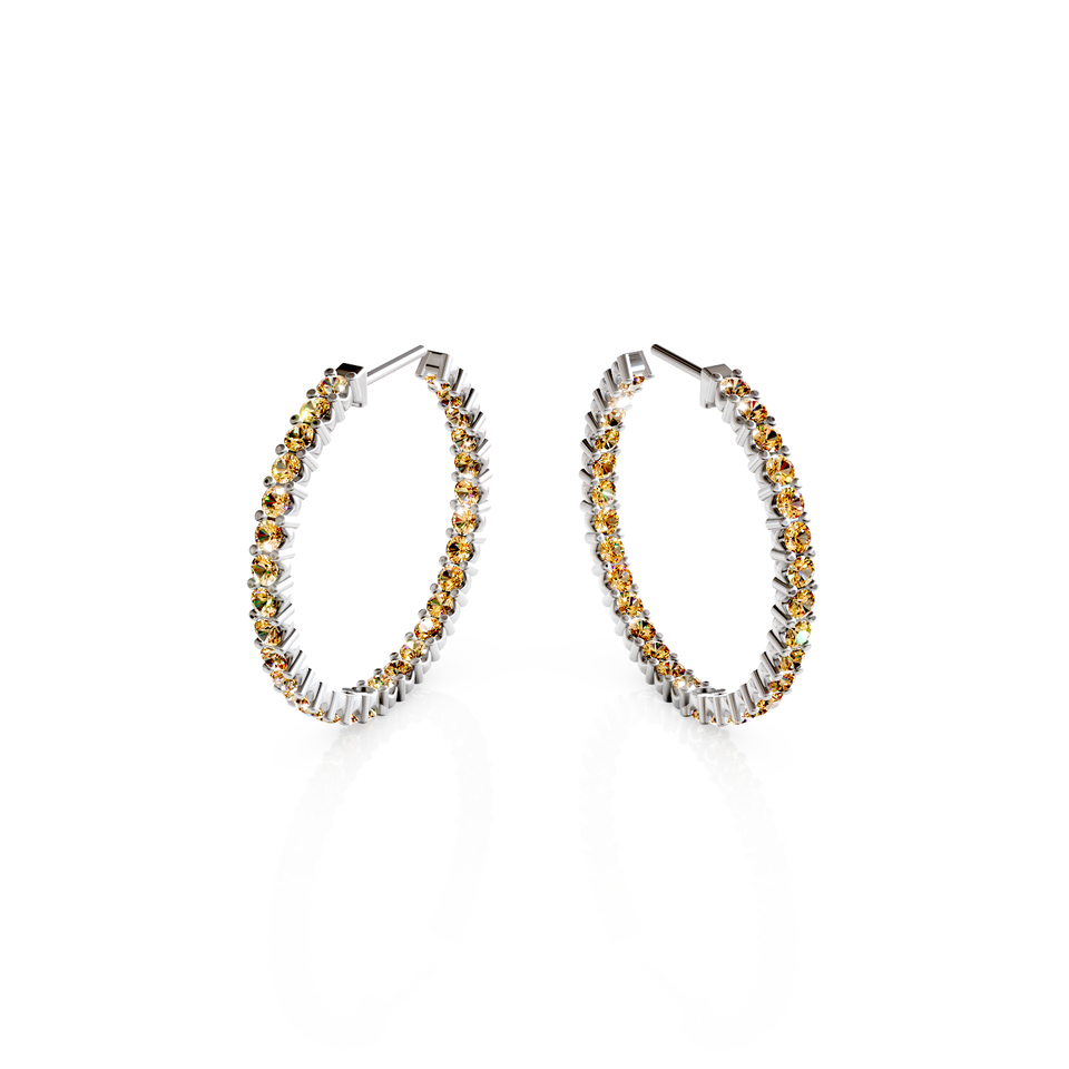 inside-out hoop earrings