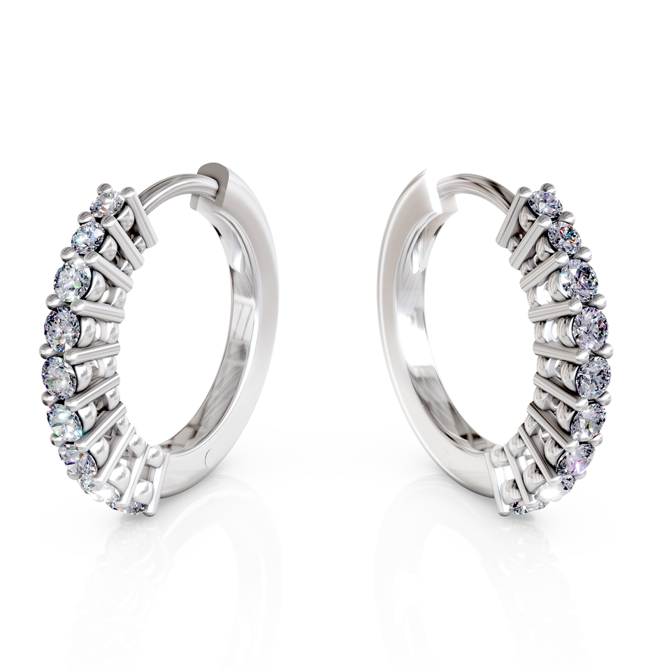 huggie hoop earrings