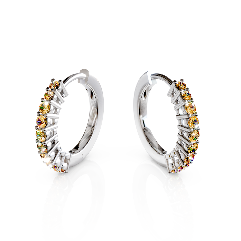 huggie hoop earrings