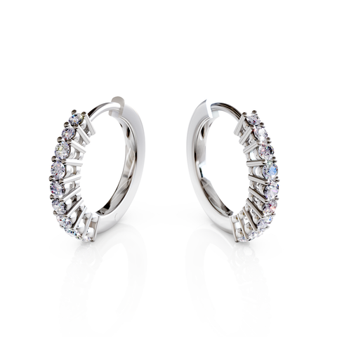 huggie hoop earrings