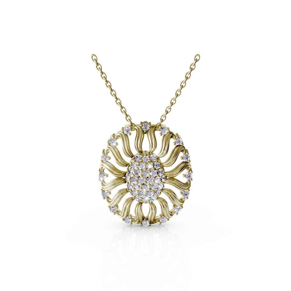 sunburst pendant