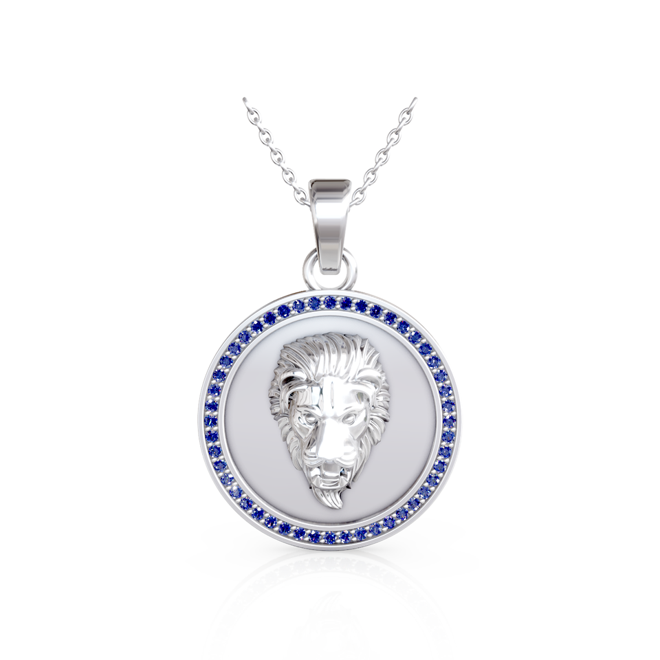 lion crest pendant