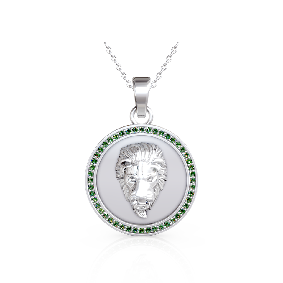 lion crest pendant